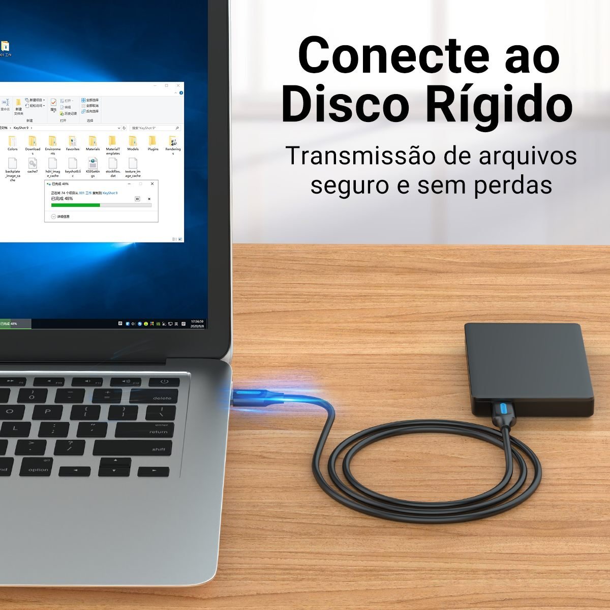 Cabo USB Macho Duas Ponta 3.0 Alta Velocidade - Vention - Imagem 8
