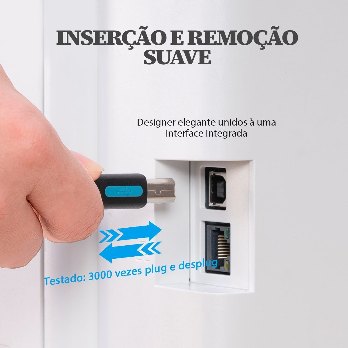 Cabo Impressora USB 2.0 Tipo A para Tipo B - Vention - Imagem 5