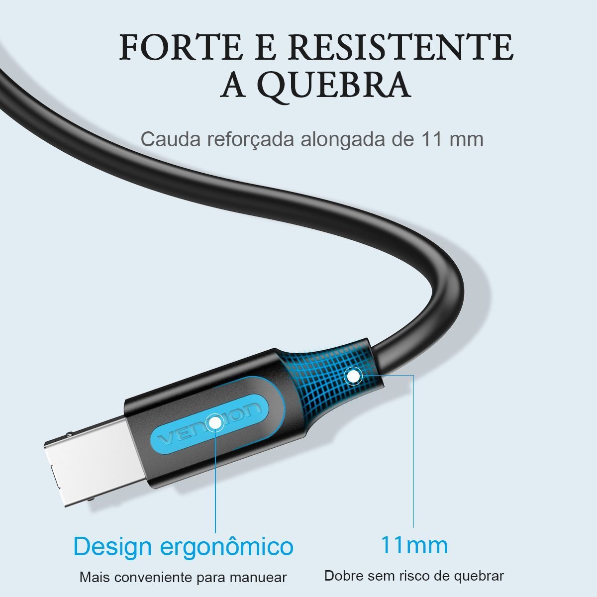 Cabo Impressora USB 2.0 Tipo A para Tipo B - Vention - Imagem 8