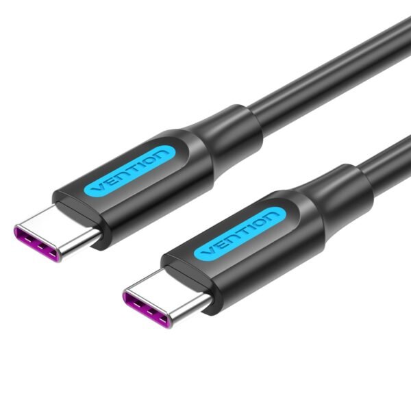 Cabo Carregador USB Tipo-C para USB-C 100W 5A - Vention