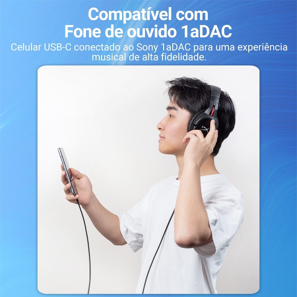 Cabo USB Tipo C para Micro-USB V8 Turbo 2.0A - Vention - Imagem 4