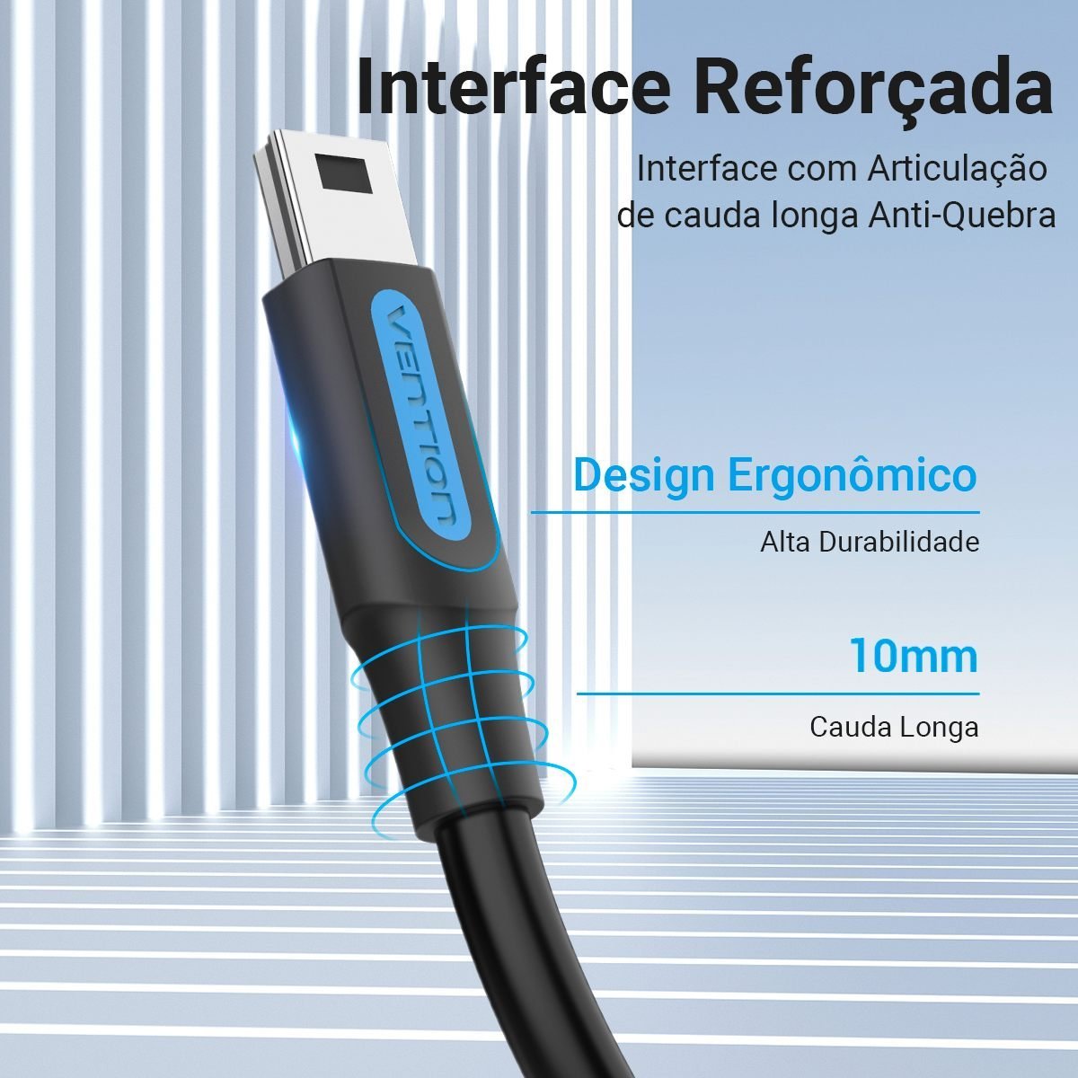 Cabo de Dados e Alimentação Tipo C para Mini USB - Vention - Imagem 6