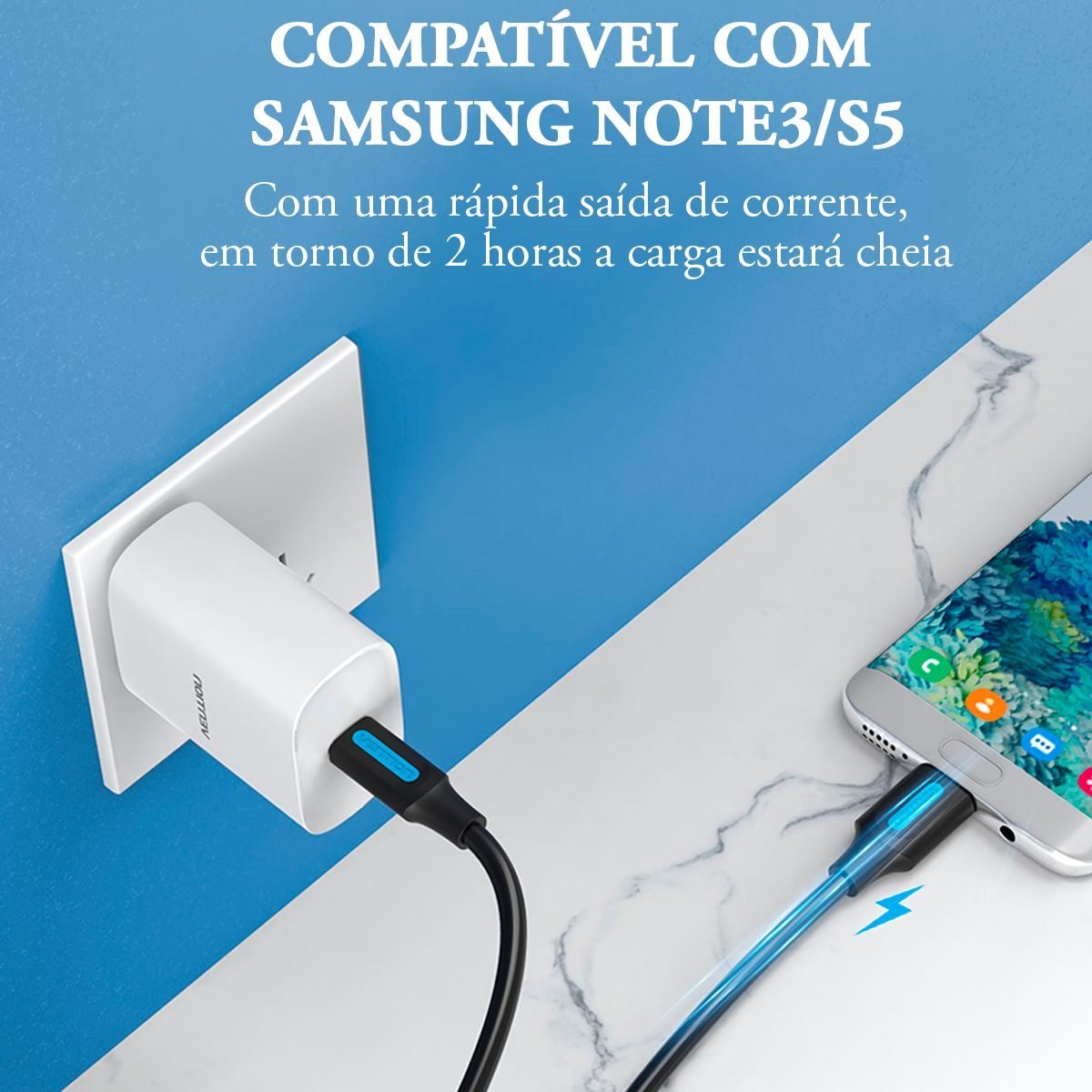 Cabo HD Externo USB-C Tipo C 3.1 para Micro B 5 Gbps - Vention - Imagem 4