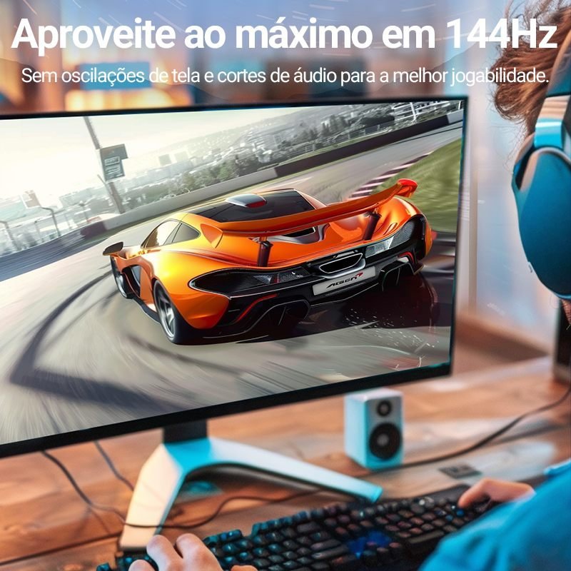 Cabo USB C para DisplayPort 1.2 4K 60Hz Monitor - Vention - Imagem 3