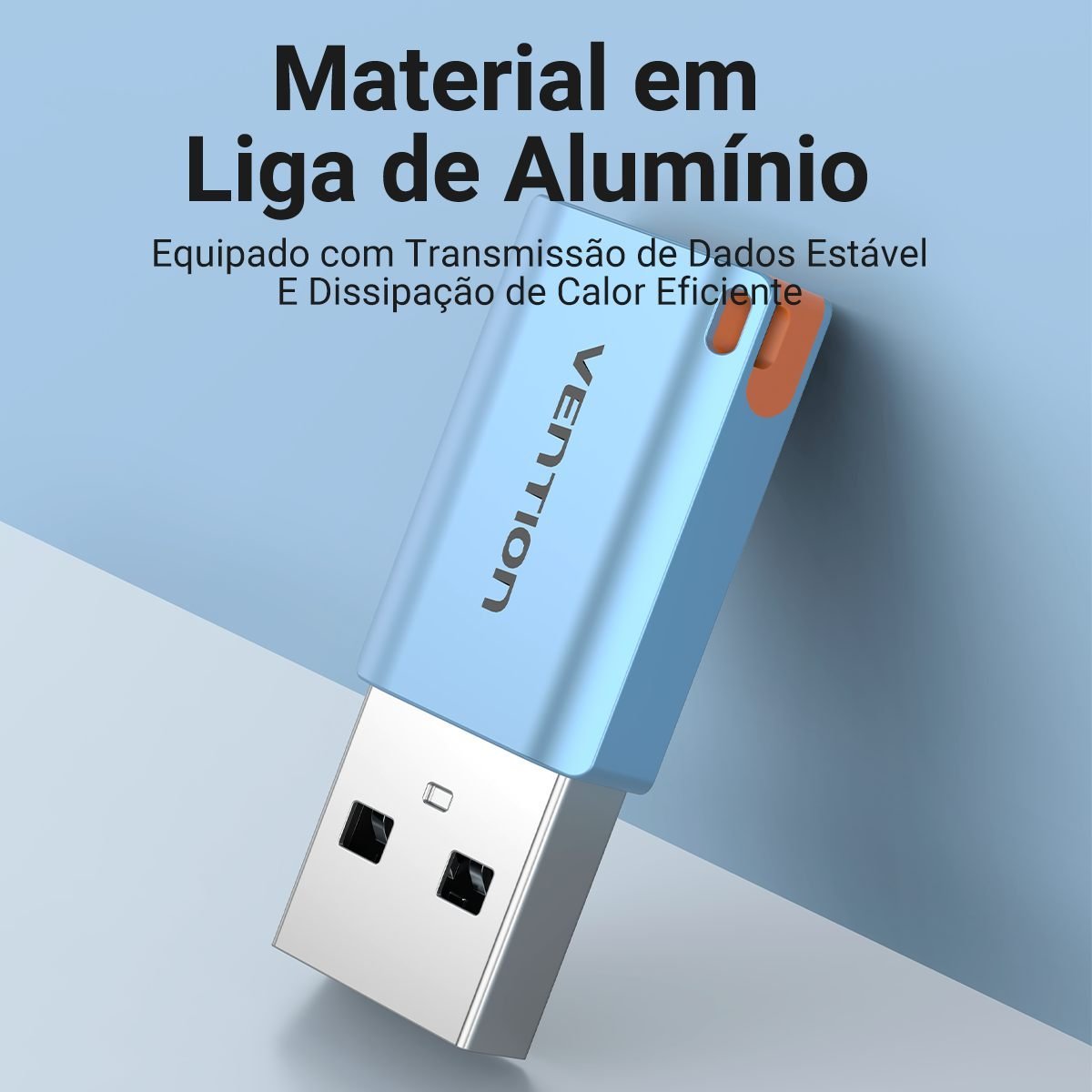 Adaptador OTG USB-A para USB-C 3.1 10 Gbps Fone Dados - Vention - Imagem 7