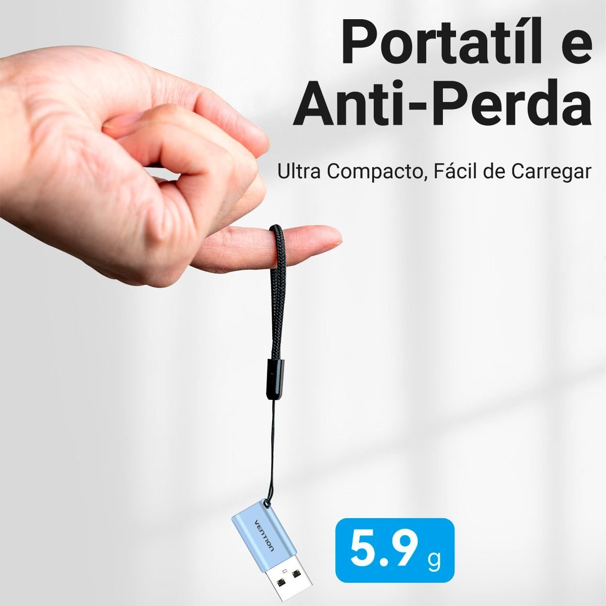 Adaptador OTG USB-A para USB-C 3.1 10 Gbps Fone Dados - Vention - Imagem 9