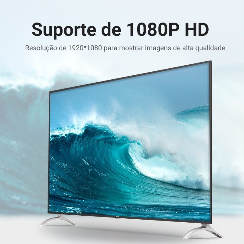 Cabo VGA para Monitor Lcd PC TV Projetor HD - Vention - Imagem 5