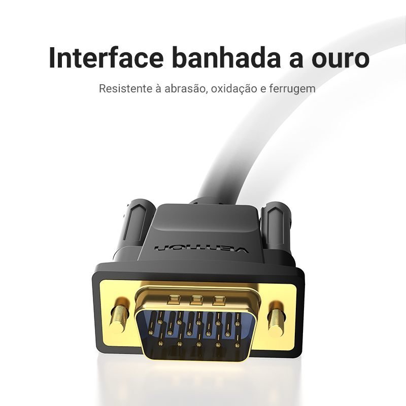 Cabo VGA para Monitor Lcd PC TV Projetor HD - Vention - Imagem 7