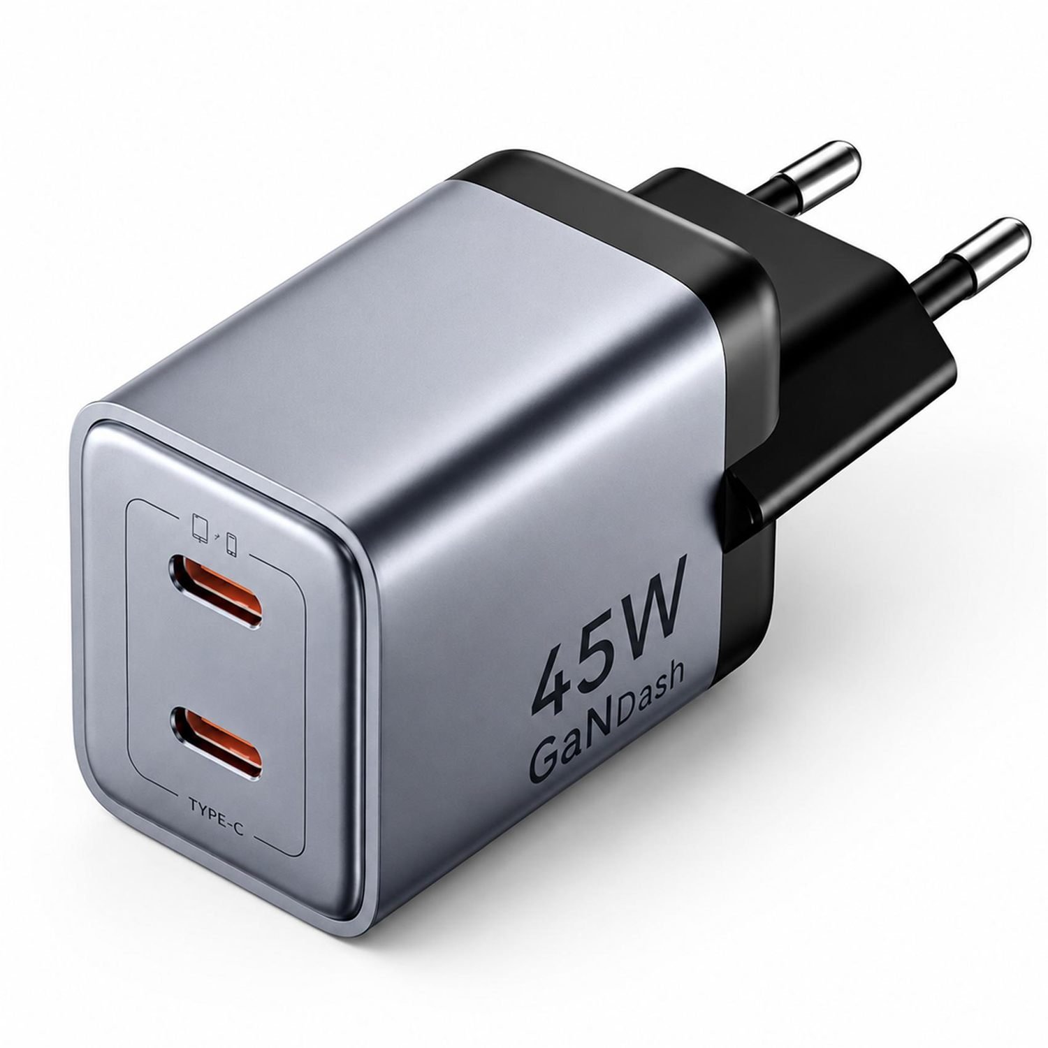 Fonte Parede Turbo 45W para iPhone 13 14 15 16 17 - Vention