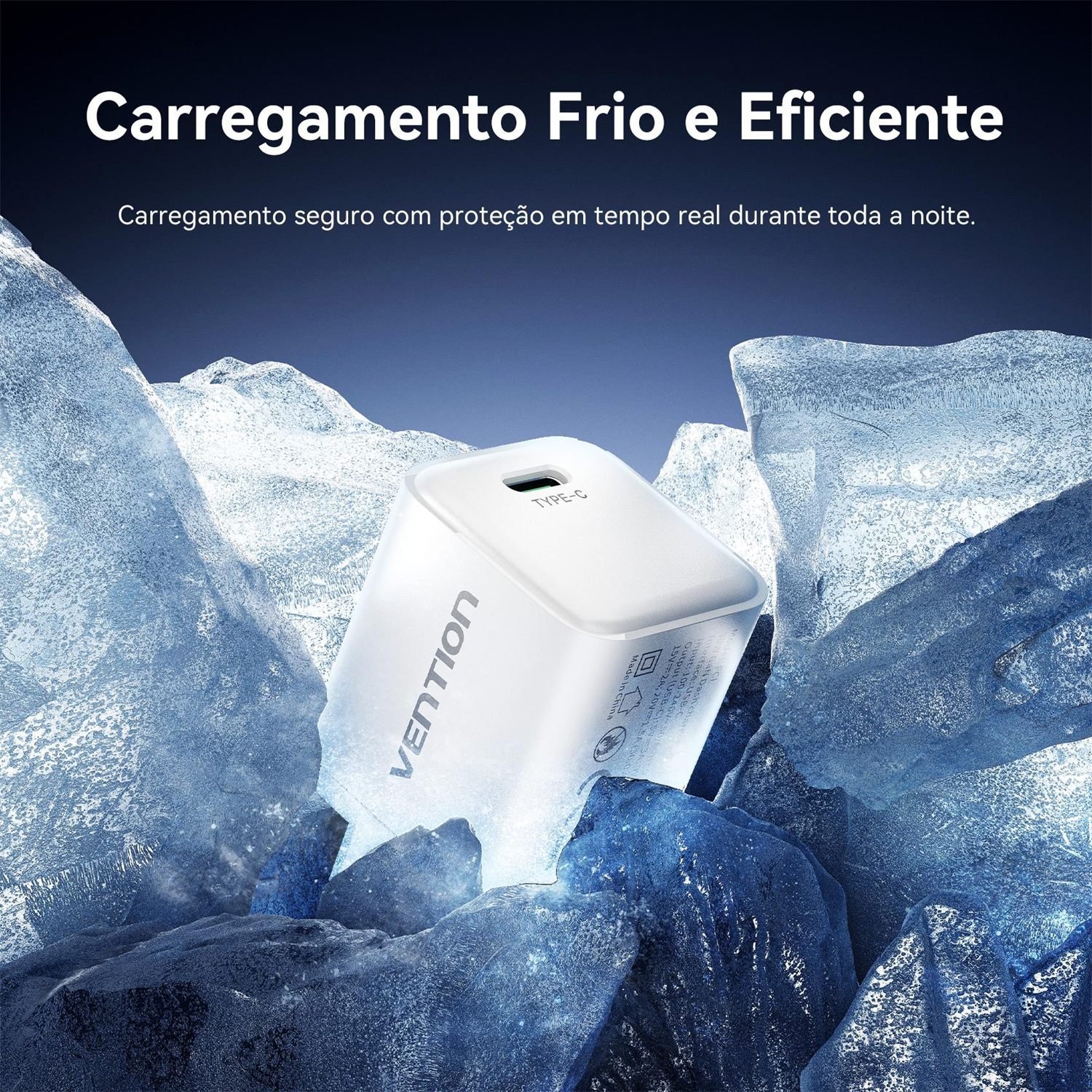 Fonte Turbo 30W para iPhone 13 14 15 16 17 Bivolt - Vention - Imagem 7