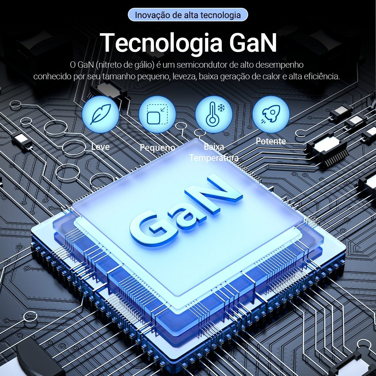 Carregador Rápido GaN 140W 4 em 1 Celular Notebook - Vention - Imagem 9