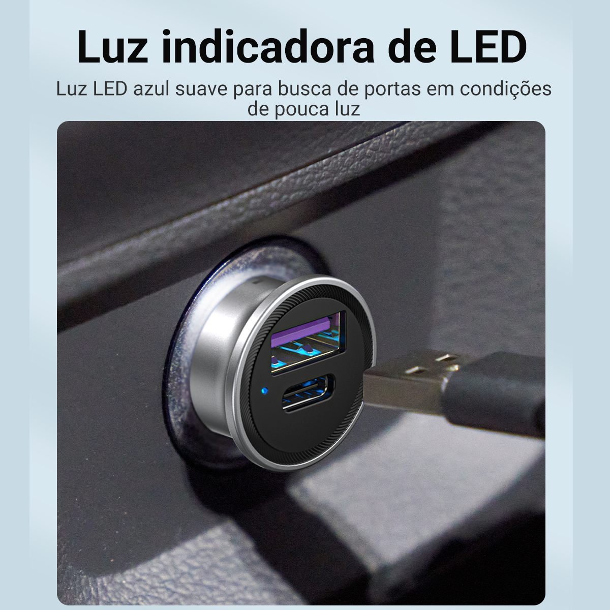 Carregador Celular Acendedor Cigarro Usb+tipo C 30W - Vention - Imagem 9