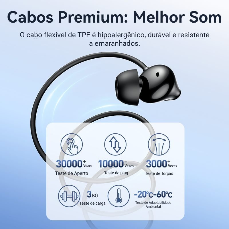 Fone de Ouvido P2 Intra-Auricular com Fio Preto - Vention - Imagem 4