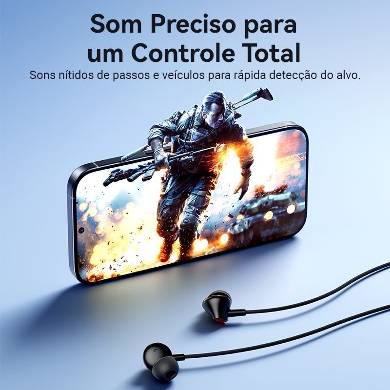 Fone de Ouvido P2 Intra-Auricular com Fio Preto - Vention - Imagem 5