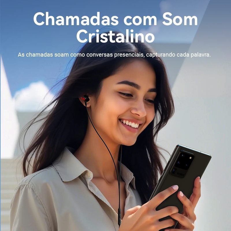 Fone de Ouvido P2 Intra-Auricular com Fio Preto - Vention - Imagem 6
