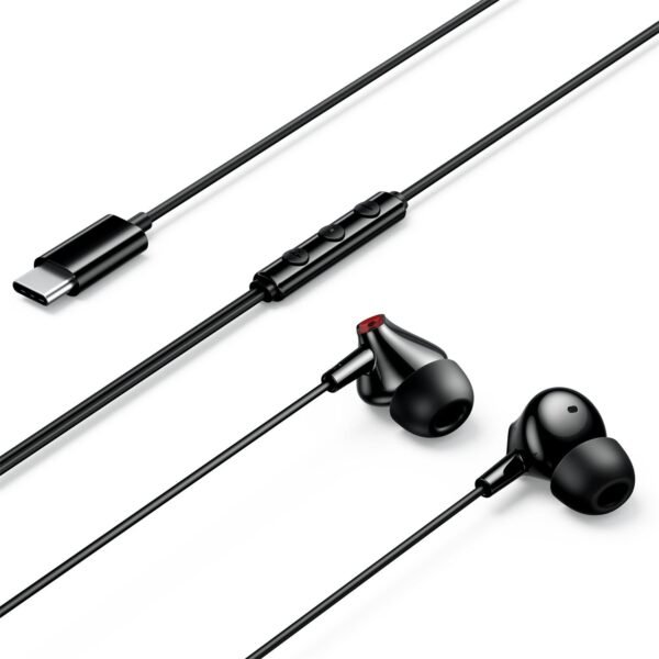 Fone Ouvido USB-C IN-Ear com Fio e Microfone Celular - Vention