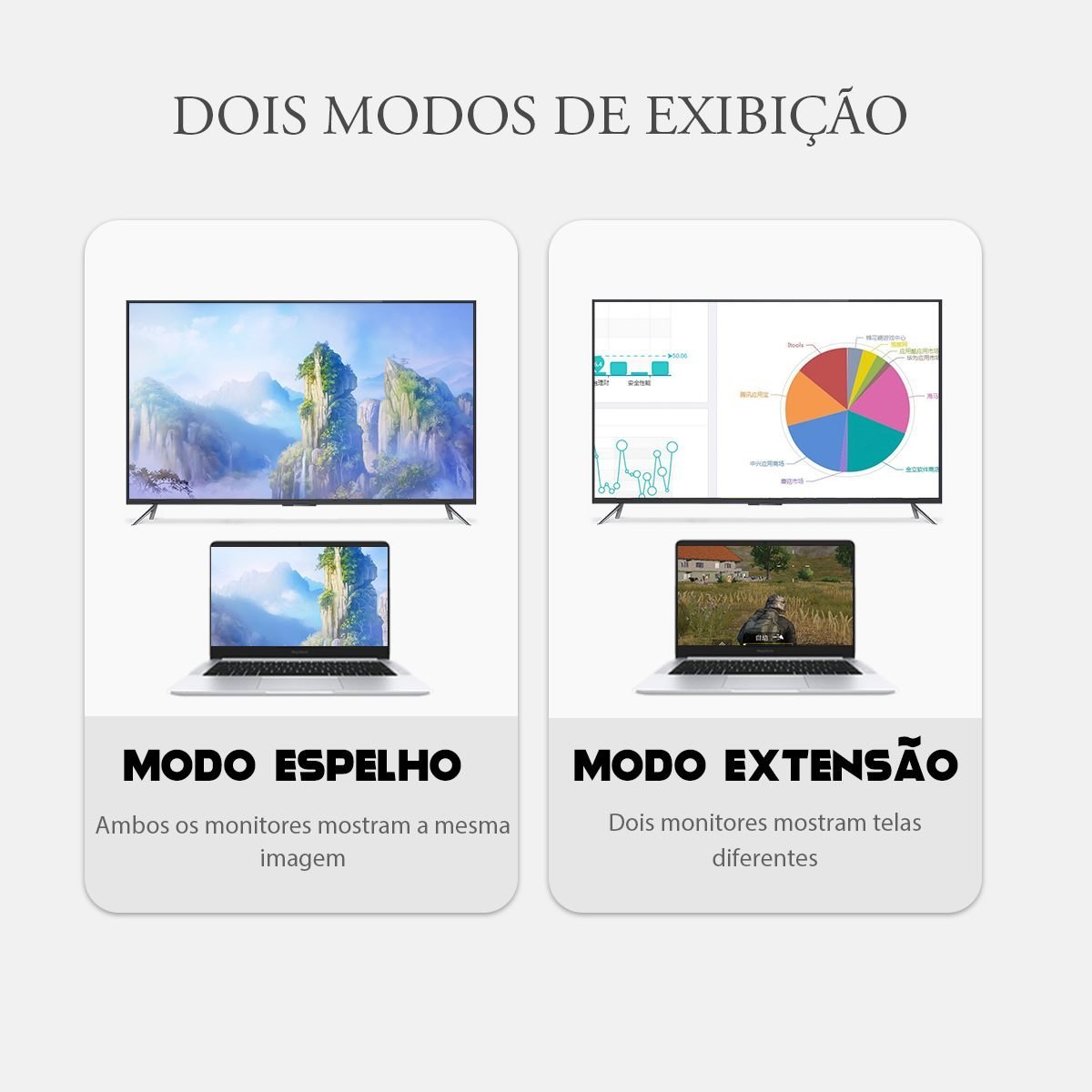 Adaptador HDMI Preto de Emenda DisplayPort Macho para 1 Fêmea - Vention - Imagem 9