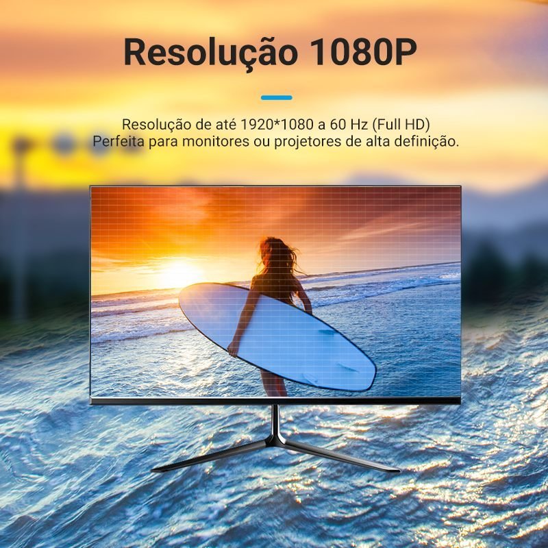 Cabo Mini DisplayPort Macho para DVI-D(24+1) Macho - Vention - Imagem 6