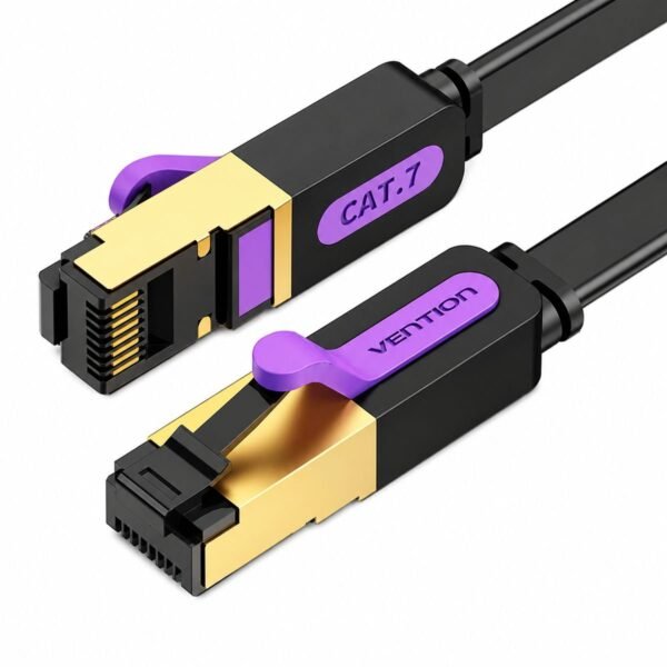 Cabo Rede Cat7 Flat Ethernet Lan Giga 10 Gbps - Vention