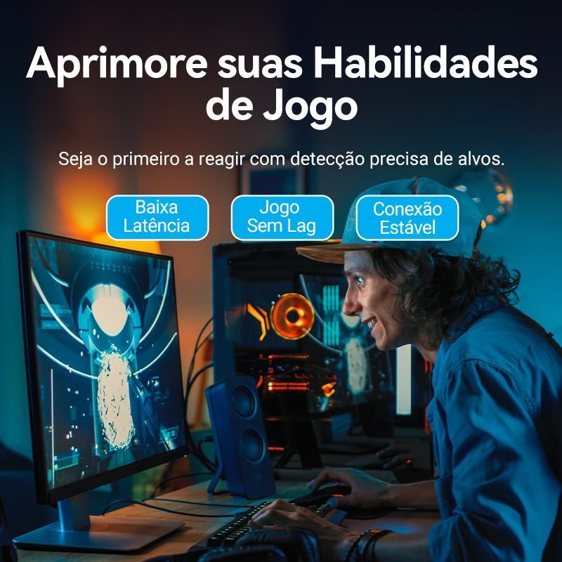 Cabo de Rede Cat8 RJ45 40 Gbps 2000MHz 40Gbps IKK - Vention - Imagem 4