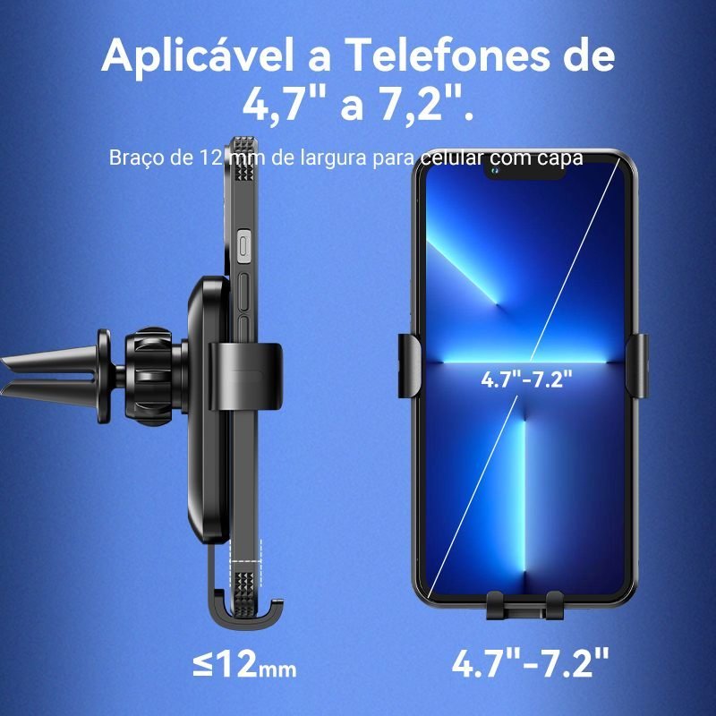 Suporte Veicular Celular Gps Carro AR Condicionado - Vention - Imagem 7