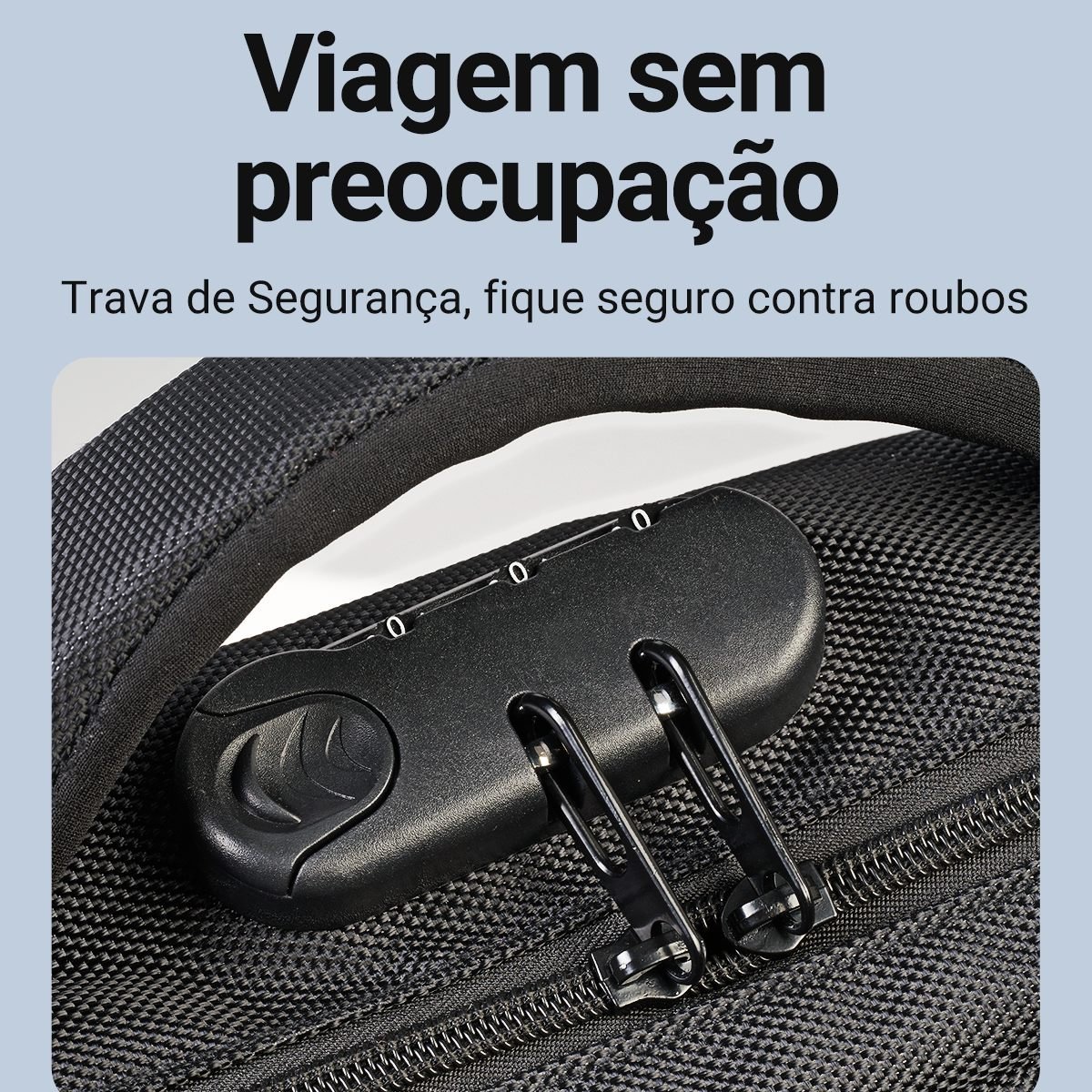 Mochila Executiva Notebook - 15,6'' Impermeável USB - Vention - Imagem 3