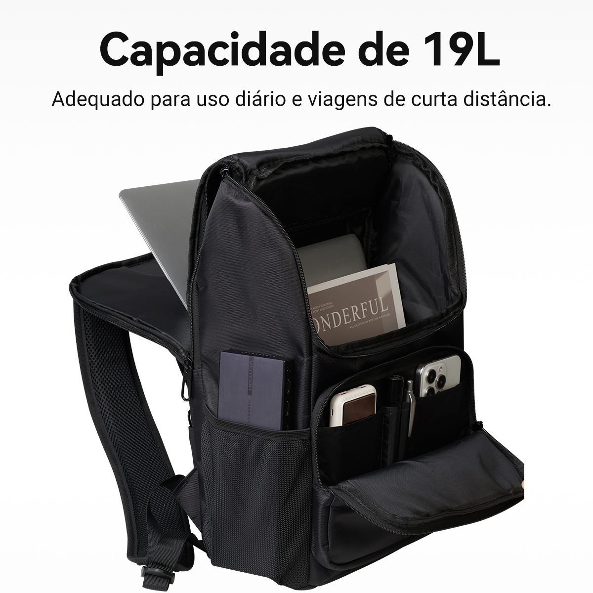 Mochila Premium Executiva Notebook 15,6 Impermeável - Vention - Imagem 3