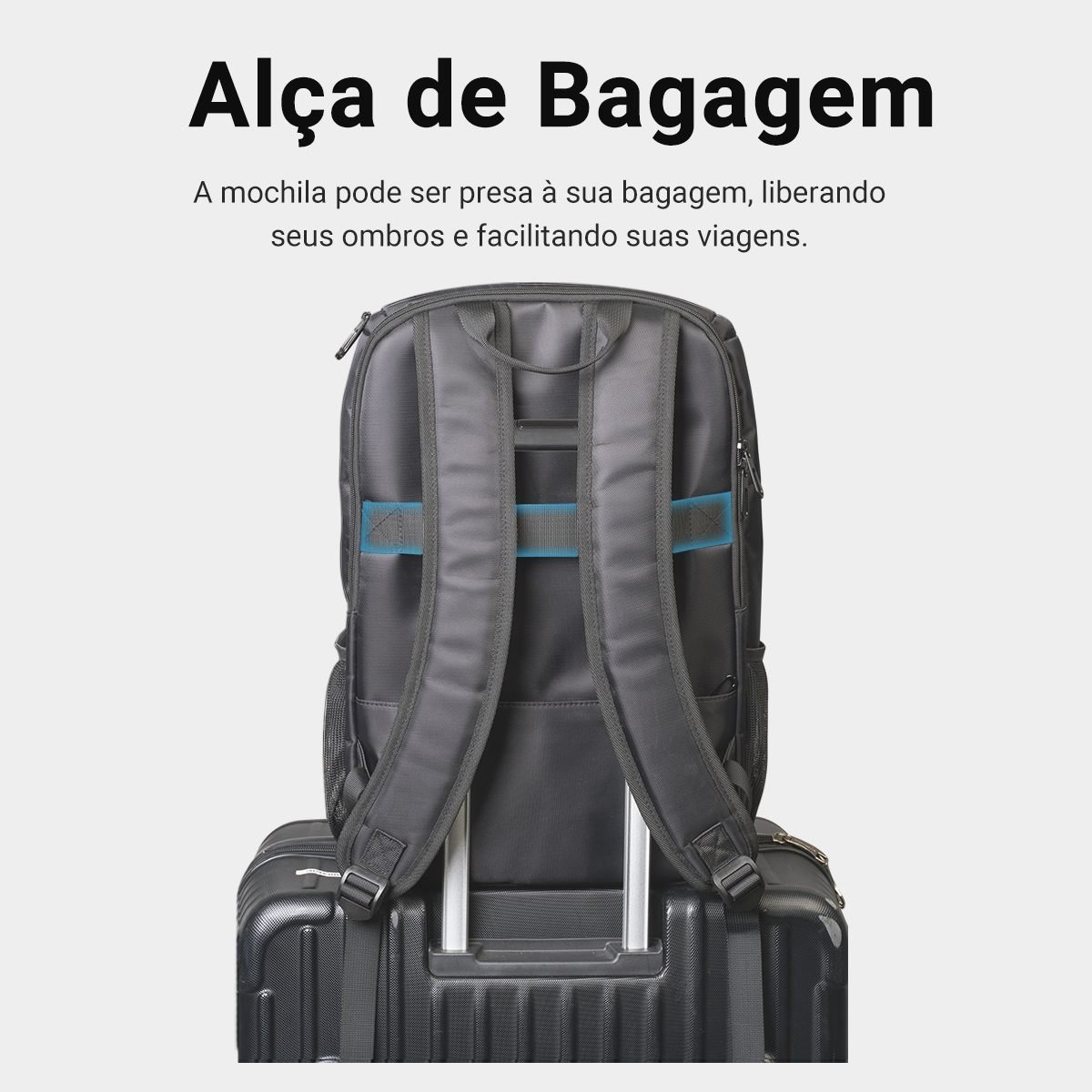 Mochila Premium Executiva Notebook 15,6 Impermeável - Vention - Imagem 8