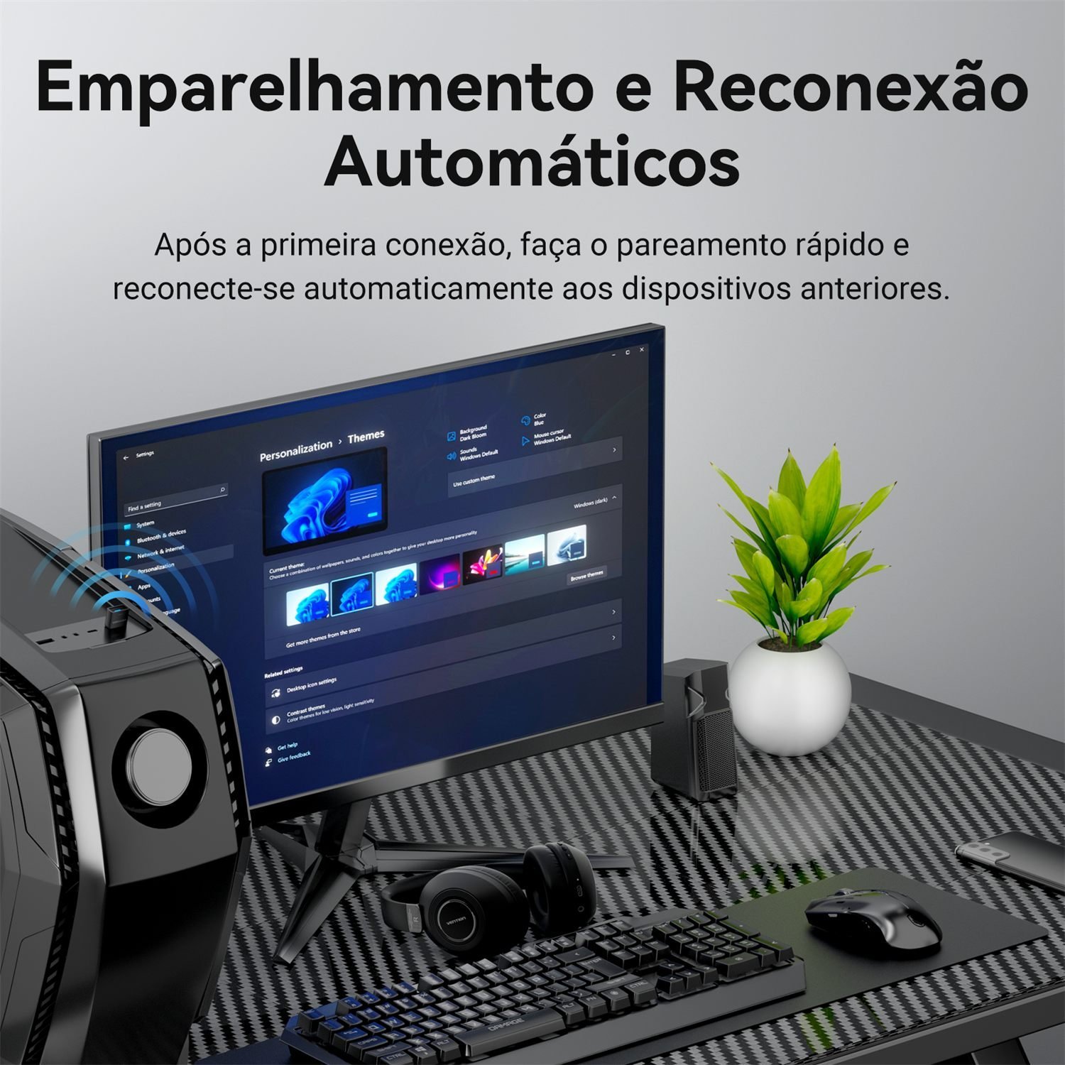 Adaptador Bluetooth USB Dongle 5.35 Dispositivo - Vention - Imagem 7