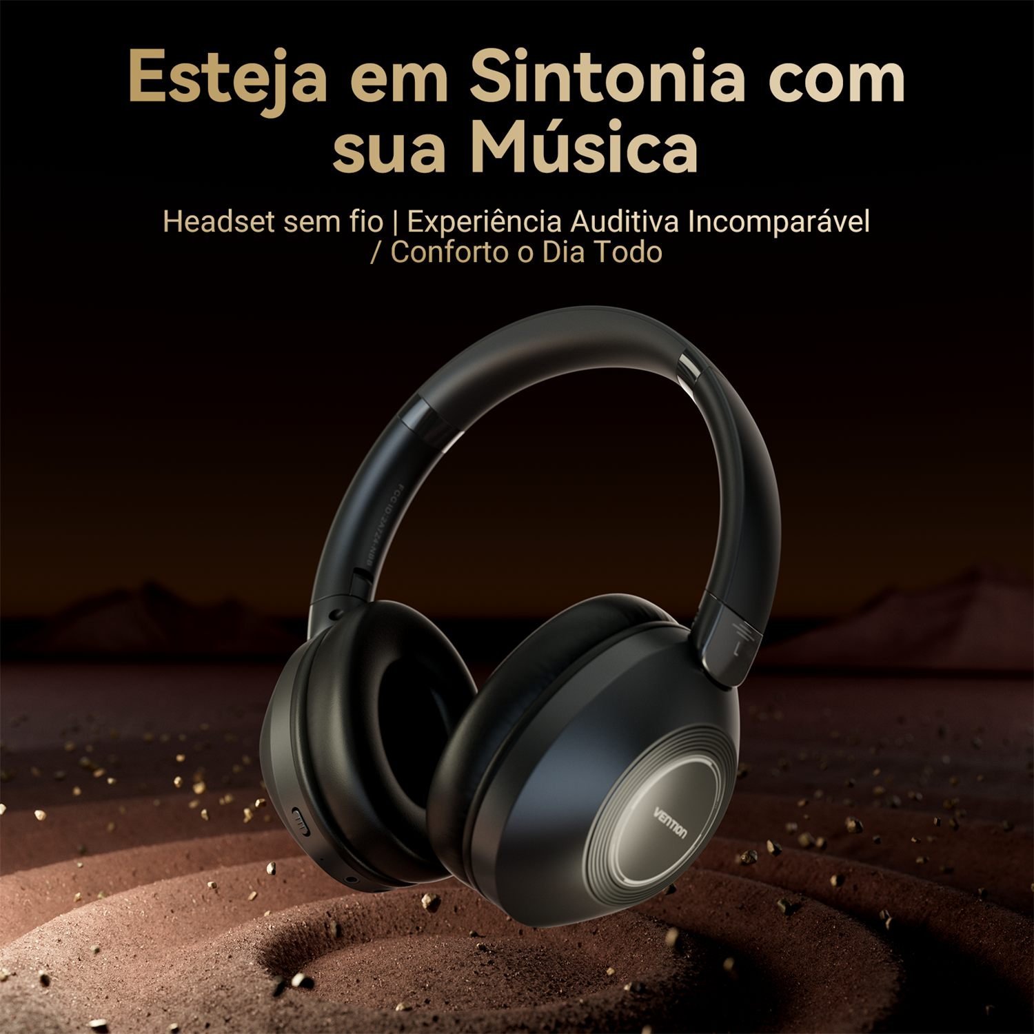 Fones Ouvido Bluetooth 6.0 Pro Sound 24 Hrs - Vention - Imagem 3