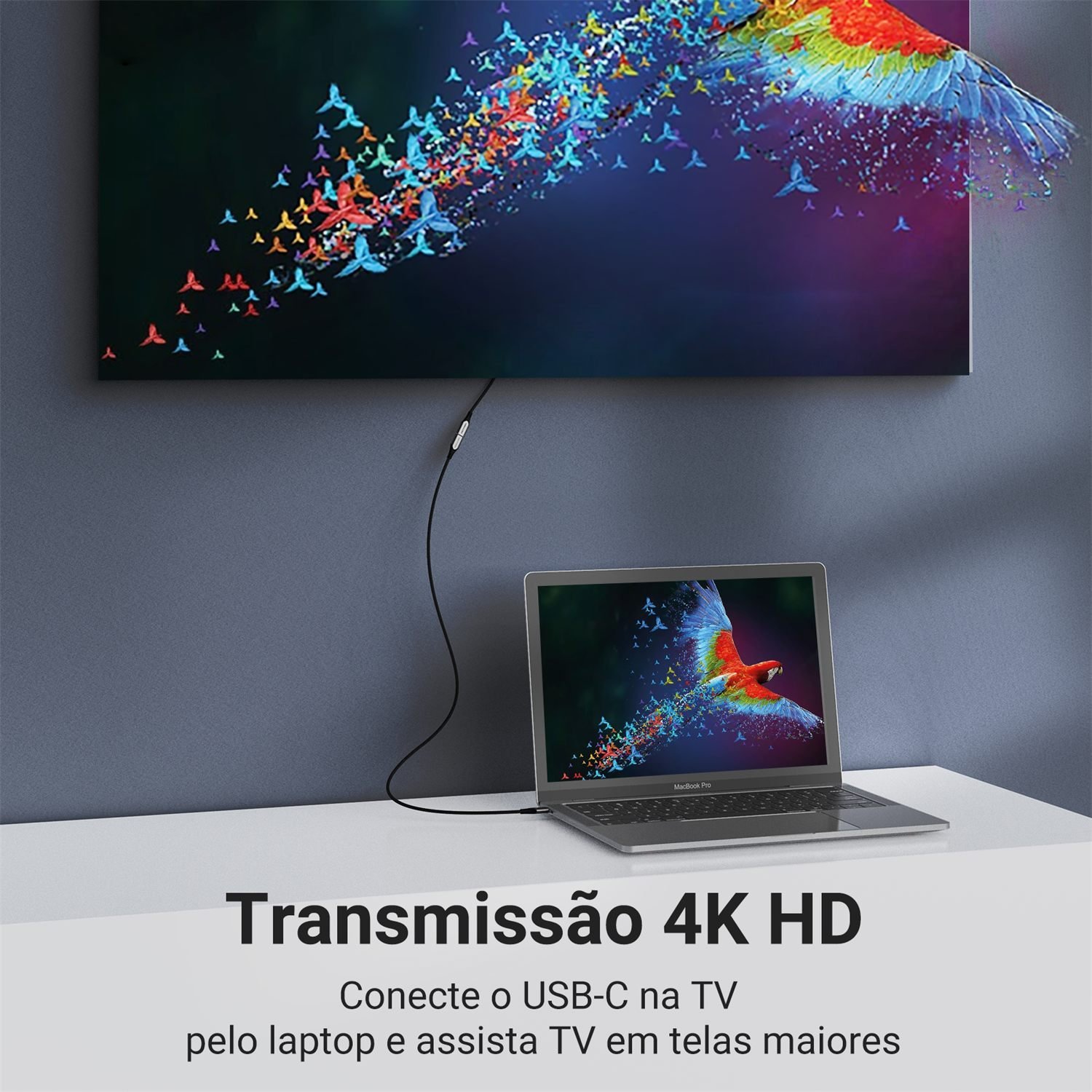 Cabo Extensor USB-C 3.1 Macho para USB Fêmea - Vention - Imagem 4