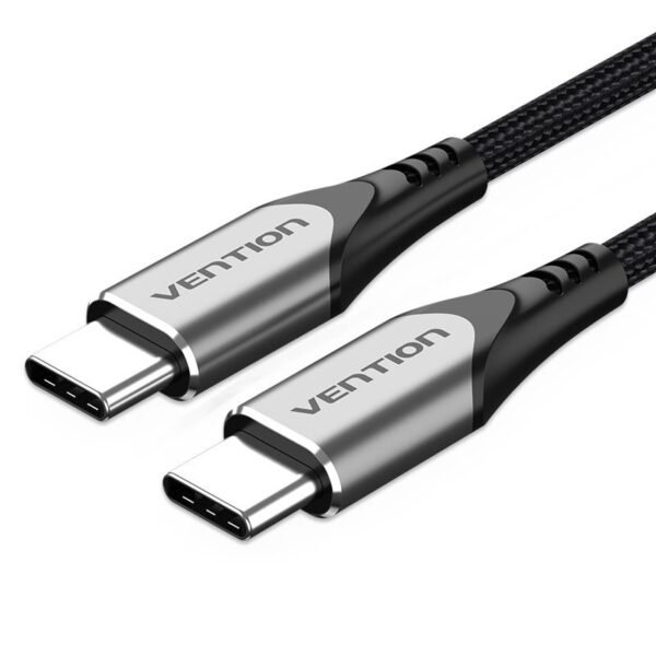 Cabo Carregador Turbo Duplo USB Tipo C60W 3A - Vention