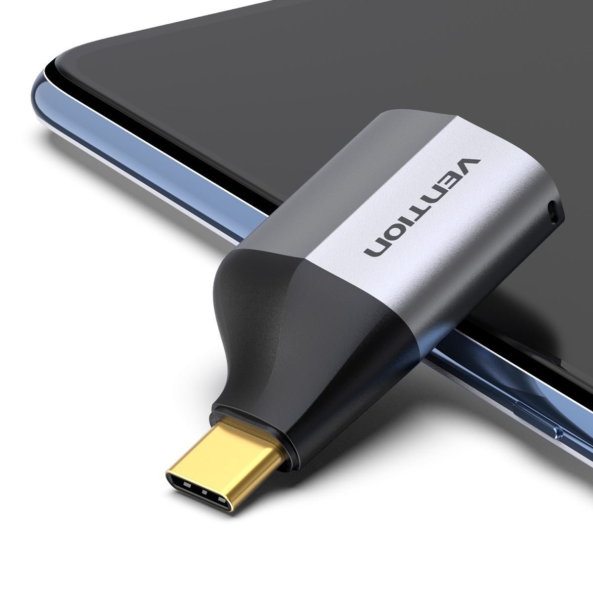 Adaptador Vídeo Tipo C Macho para HDMI Fêmea 4K 60Hz Note Cel - Vention