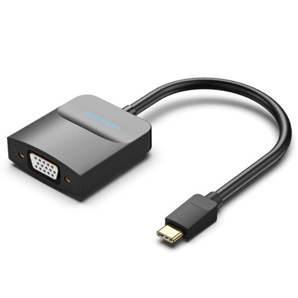 Adaptador Conversor Tipo-C Macho para VGA Fêmea 4K - Vention