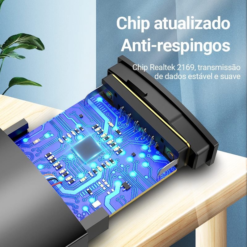 Adaptador Conversor Tipo-C Macho para VGA Fêmea 4K - Vention - Imagem 8
