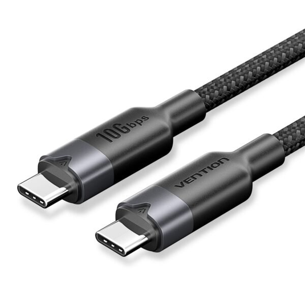 Cabo Carregador USB-C 3.2 Gen 2 10 Gbps 100W 4K - Vention