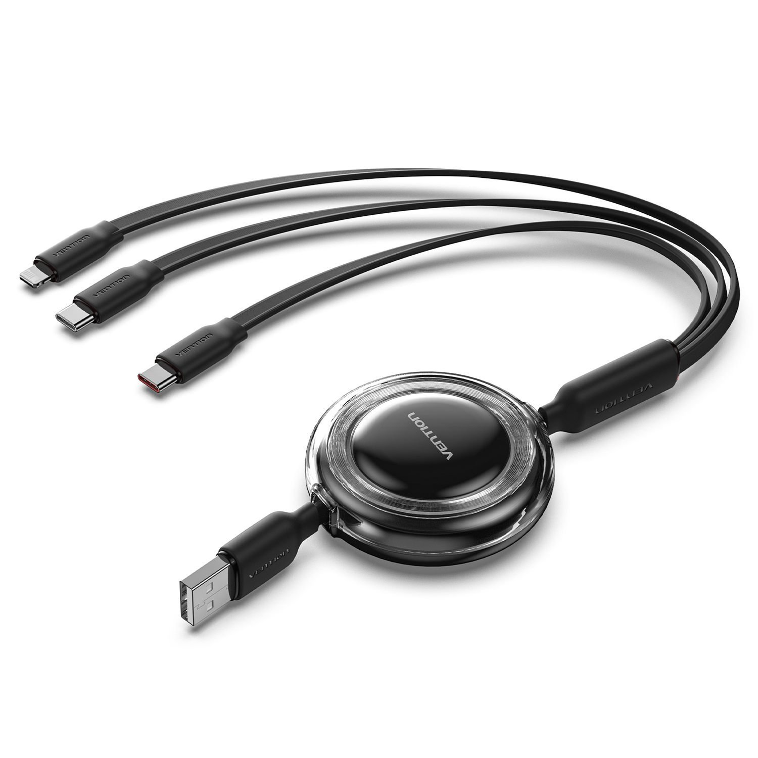 Cabo USB 3x1 para USB-C Lightning Micro USB 3,5A Mcdodo - Vention