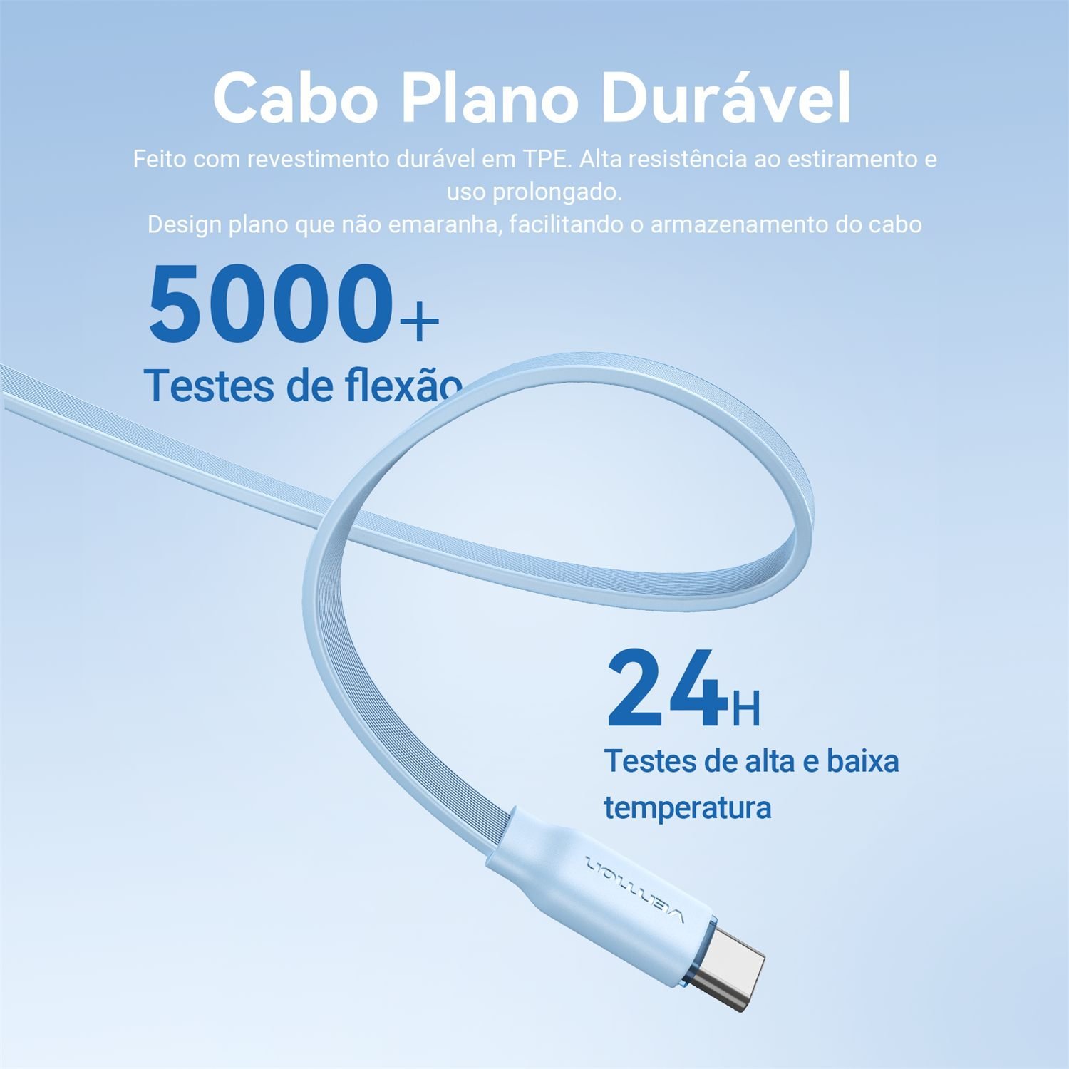 Cabo USB 3x1 para USB-C Lightning Micro USB 3,5A Mcdodo - Vention - Imagem 8