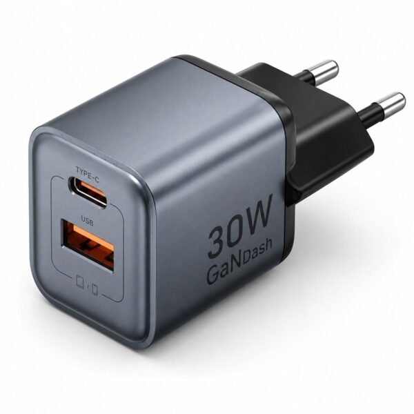 Carregador de Parede Duplo Turbo USB 2x1 Premium 30W - Vention
