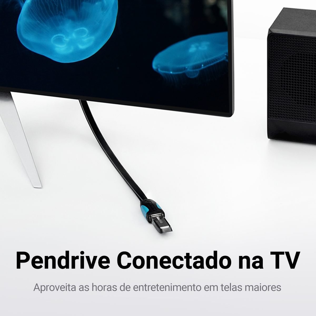 Cabo Extensão USB 3.0 Macho USB Fêmea para HD 5Gbps VAS-A13 - Vention - Imagem 5