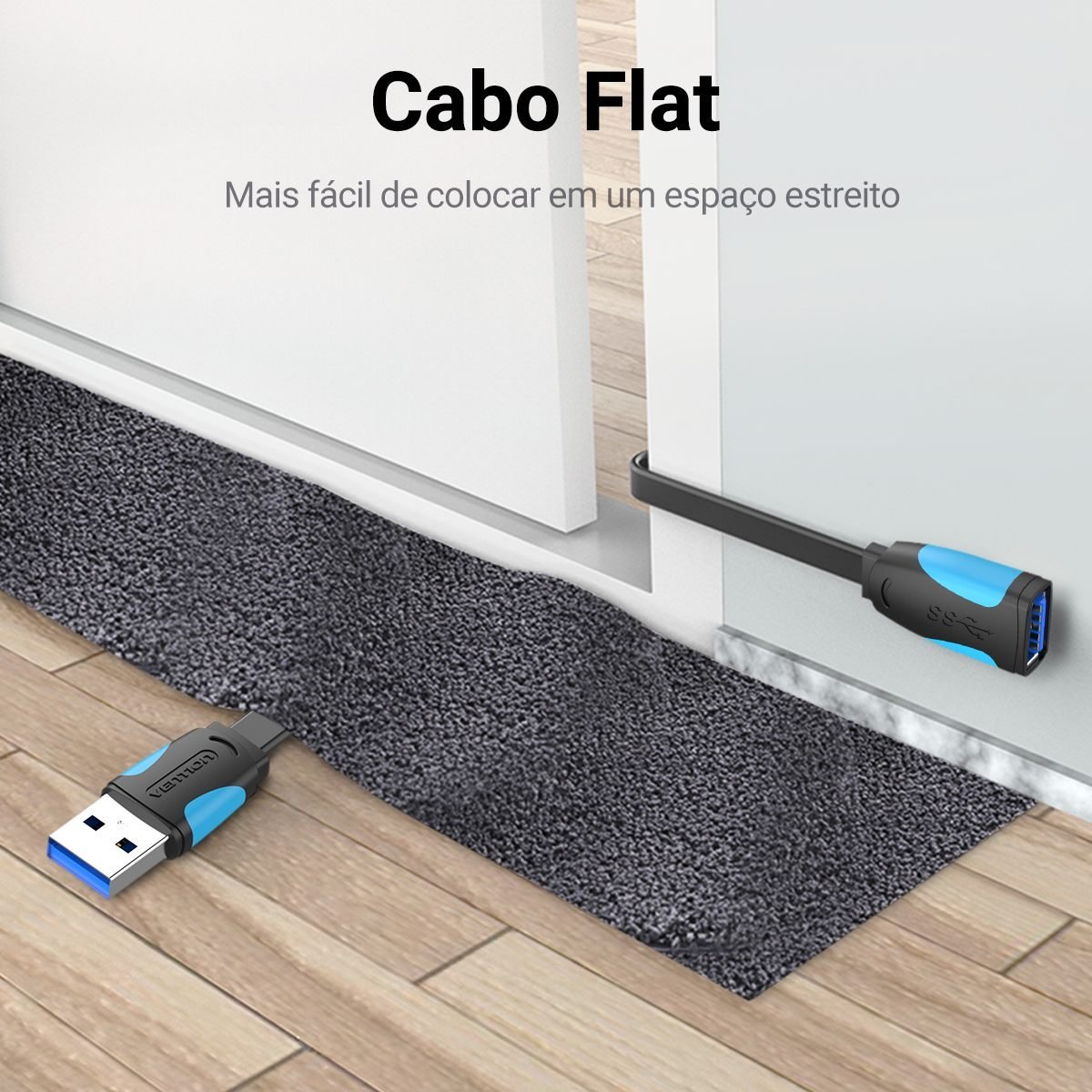 Cabo Extensão USB 3.0 Macho USB Fêmea para HD 5Gbps VAS-A13 - Vention - Imagem 6