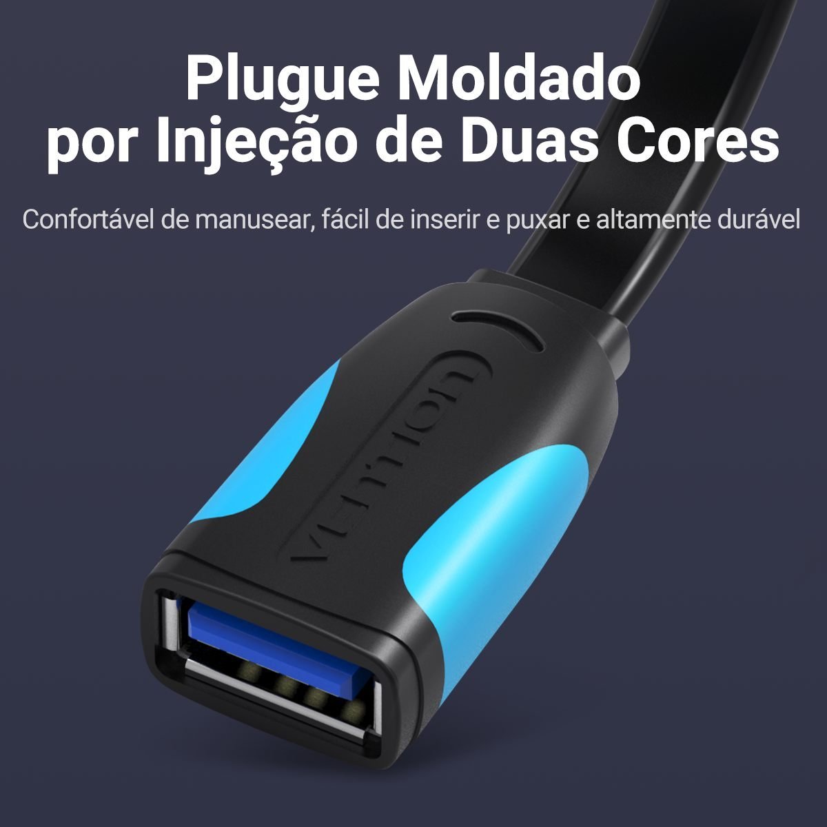 Cabo Extensão USB 3.0 Macho USB Fêmea para HD 5Gbps VAS-A13 - Vention - Imagem 8