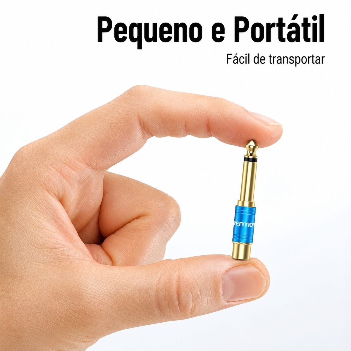 Conector Adaptador P10 Macho Mono para Saída RCA Fêmea - Vention - Imagem 8